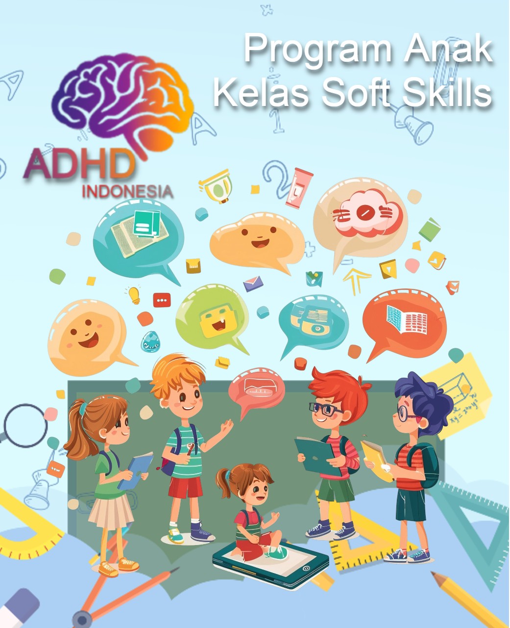 Program ADHD Indonesia Kabupaten Tolikara Kelas Soft Skills Anak ADHD